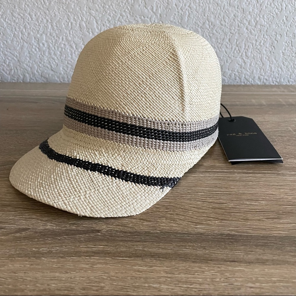 rag & bone Natural Panama Baseball Cap – S